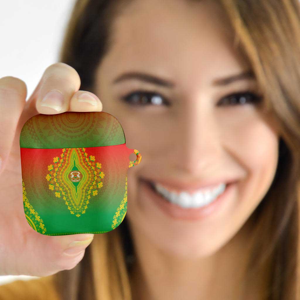 Burkina Faso African Dashiki AirPods Case - Wonder Print Shop