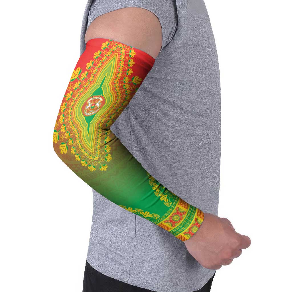 Personalized Burkina Faso African Dashiki Arm Sleeves - Wonder Print Shop