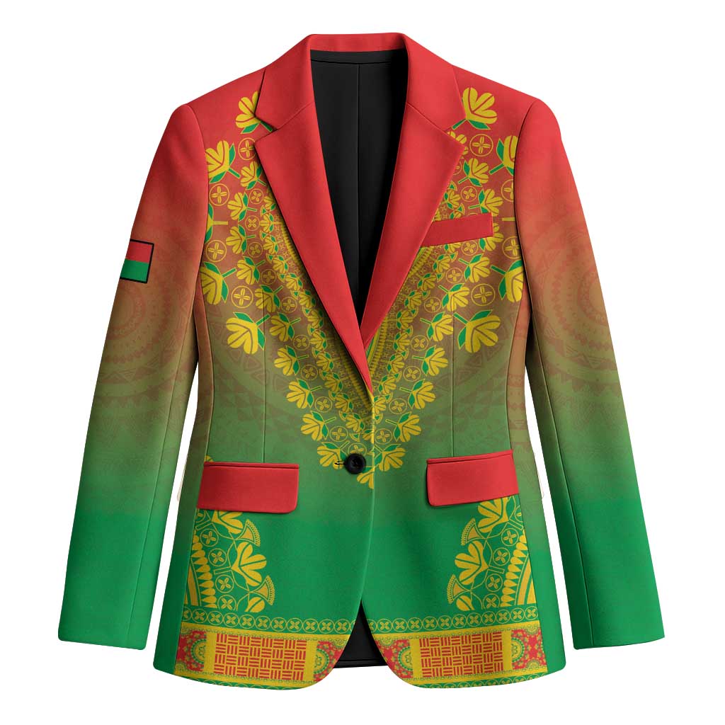 Personalized Burkina Faso African Dashiki Blazer - Wonder Print Shop