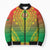Personalized Burkina Faso African Dashiki Bomber Puffer Jacket - Wonder Print Shop