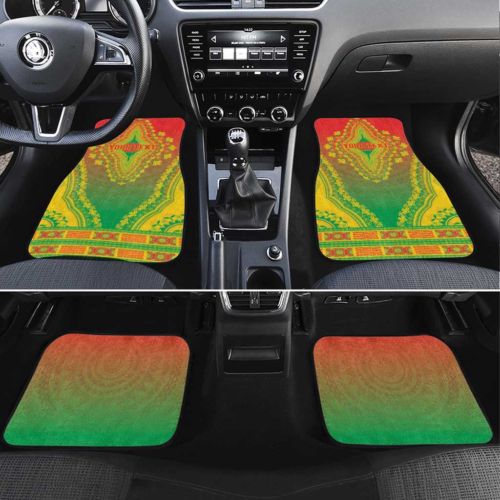 Personalized Burkina Faso African Dashiki Car Mats - Wonder Print Shop