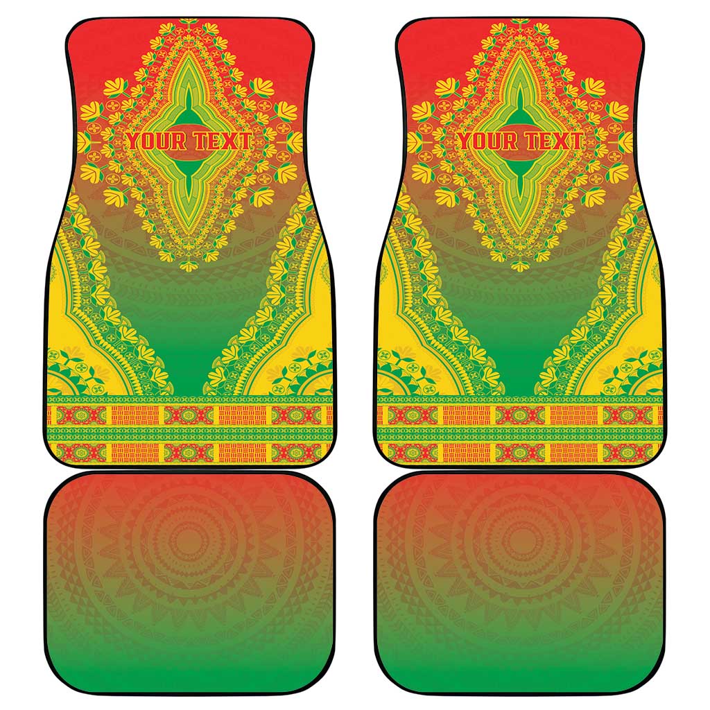 Personalized Burkina Faso African Dashiki Car Mats - Wonder Print Shop