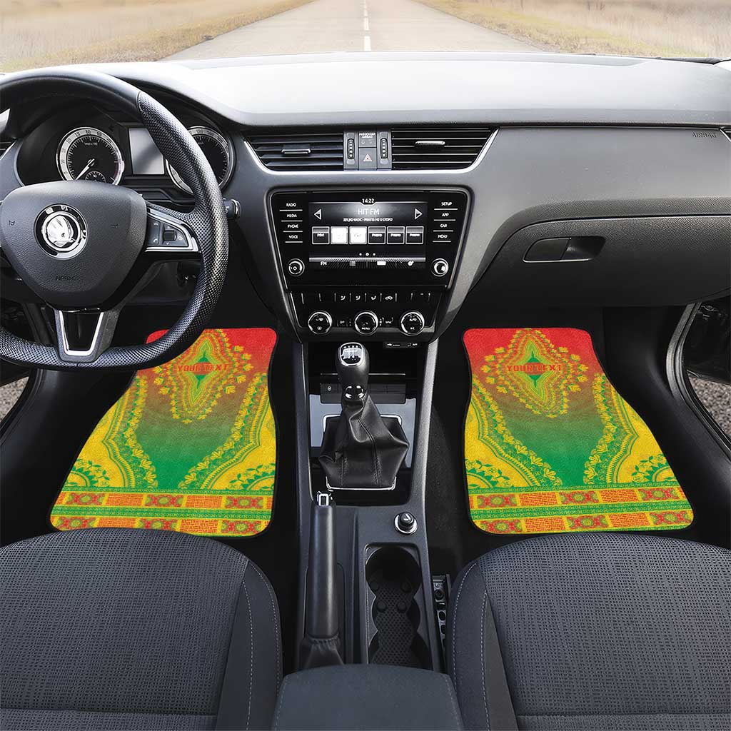 Personalized Burkina Faso African Dashiki Car Mats - Wonder Print Shop