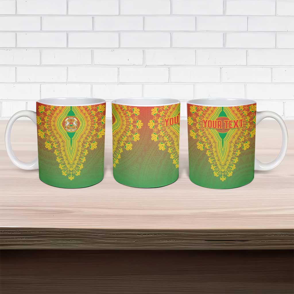 Personalized Burkina Faso African Dashiki Ceramic Mug - Wonder Print Shop
