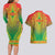 Personalized Burkina Faso African Dashiki Couples Matching Long Sleeve Bodycon Dress and Hawaiian Shirt - Wonder Print Shop