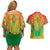 Personalized Burkina Faso African Dashiki Couples Matching Off Shoulder Short Dress and Hawaiian Shirt - Wonder Print Shop