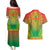 Personalized Burkina Faso African Dashiki Couples Matching Puletasi and Hawaiian Shirt - Wonder Print Shop