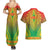 Personalized Burkina Faso African Dashiki Couples Matching Summer Maxi Dress and Hawaiian Shirt - Wonder Print Shop