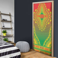 Personalized Burkina Faso African Dashiki Door Cover - Wonder Print Shop
