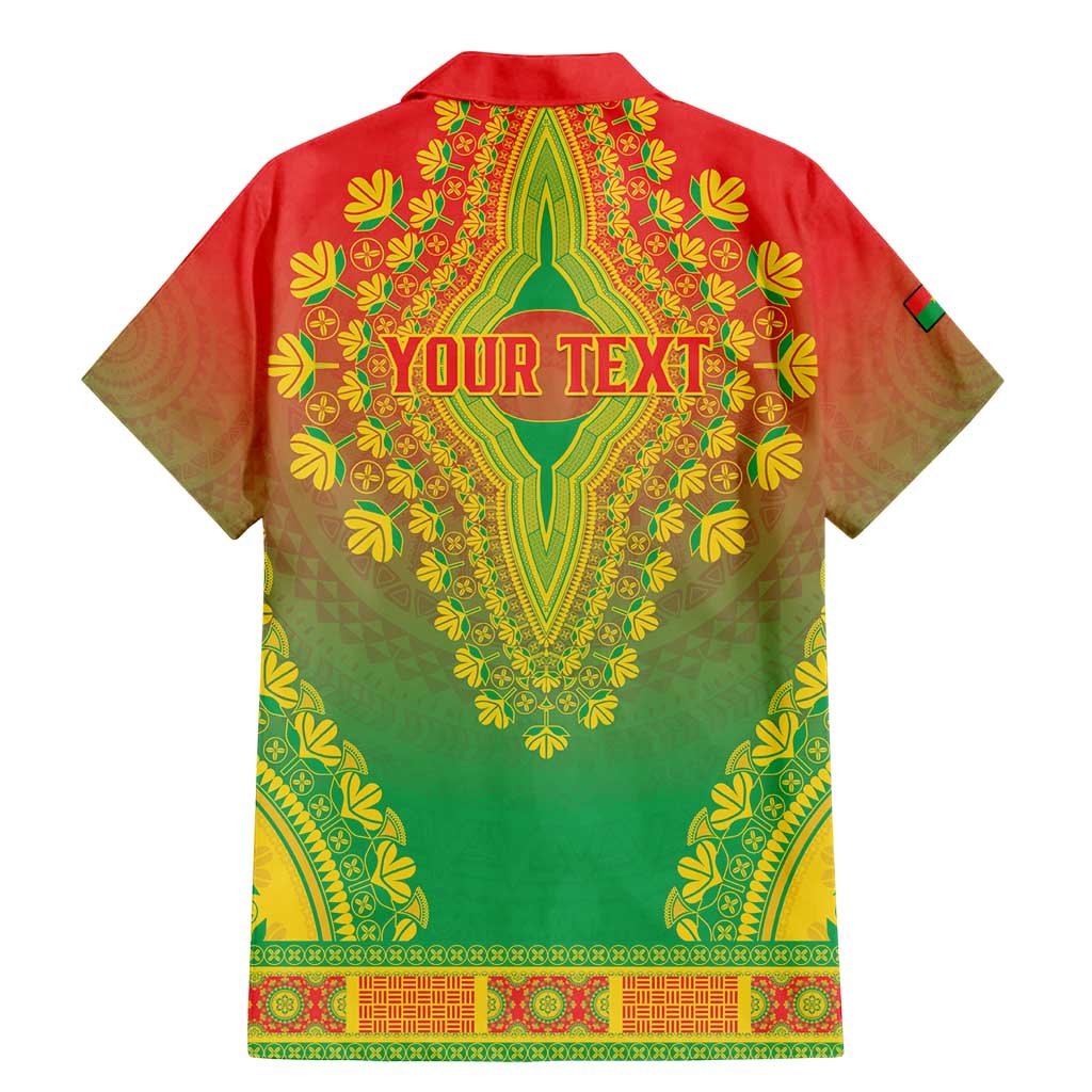 Personalized Burkina Faso African Dashiki Family Matching Mermaid Dress and Hawaiian Shirt - Wonder Print Shop