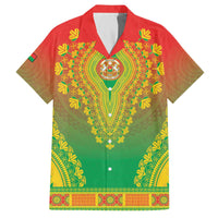 Personalized Burkina Faso African Dashiki Family Matching Off The Shoulder Long Sleeve Dress and Hawaiian Shirt - Wonder Print Shop