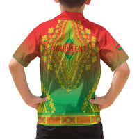 Personalized Burkina Faso African Dashiki Family Matching Puletasi and Hawaiian Shirt - Wonder Print Shop