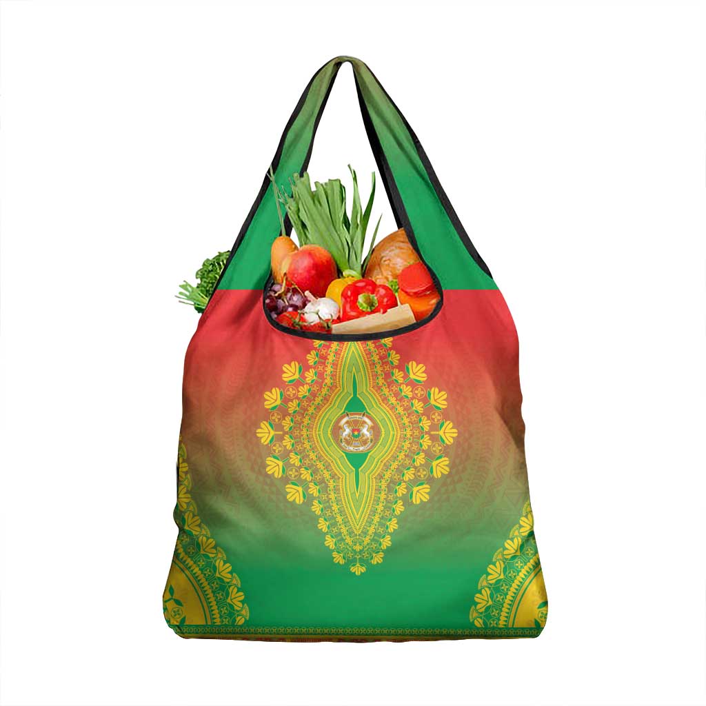 Burkina Faso African Dashiki Grocery Bag - Wonder Print Shop