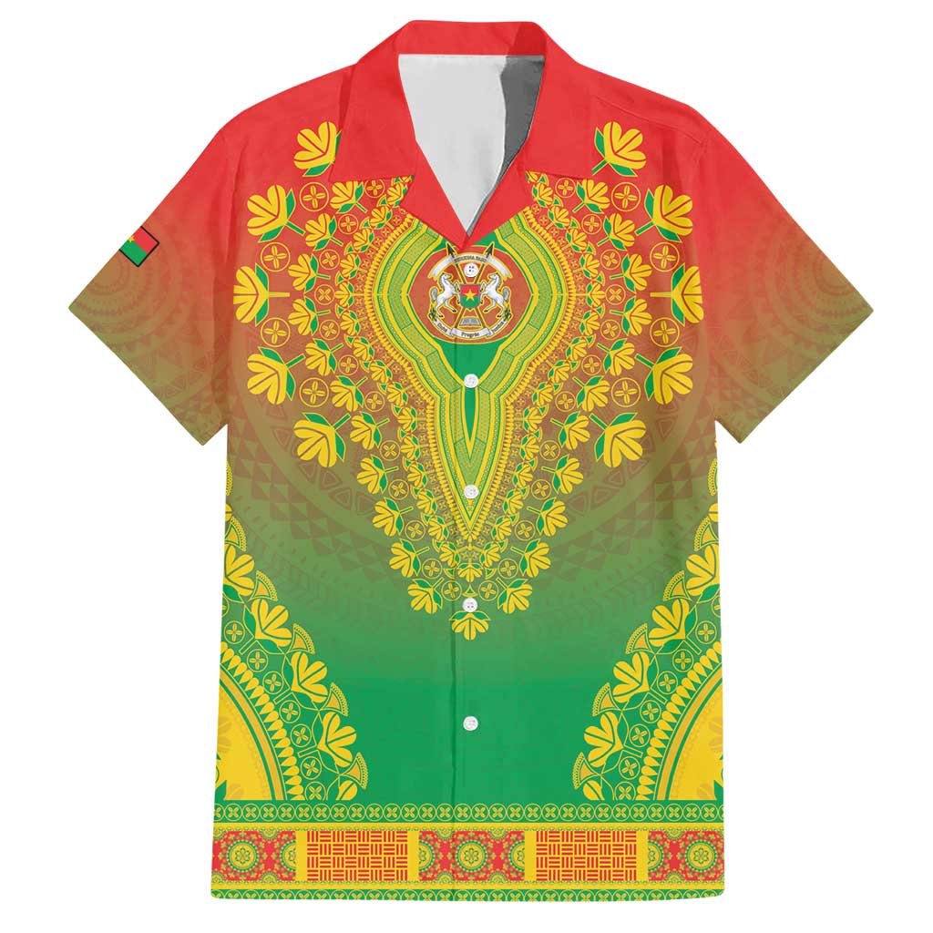Personalized Burkina Faso African Dashiki Hawaiian Shirt - Wonder Print Shop