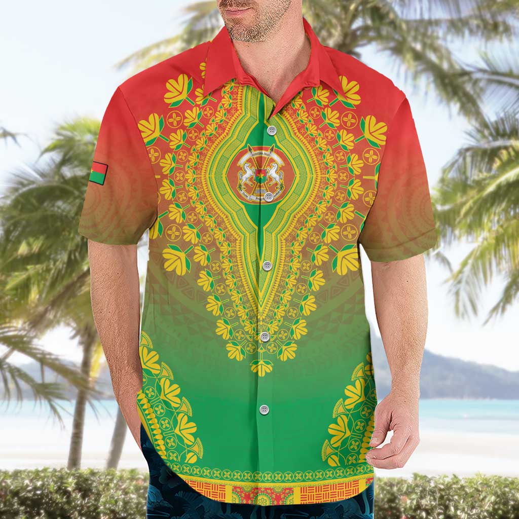 Personalized Burkina Faso African Dashiki Hawaiian Shirt - Wonder Print Shop