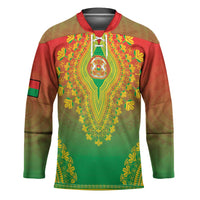 Personalized Burkina Faso African Dashiki Hockey Jersey - Wonder Print Shop