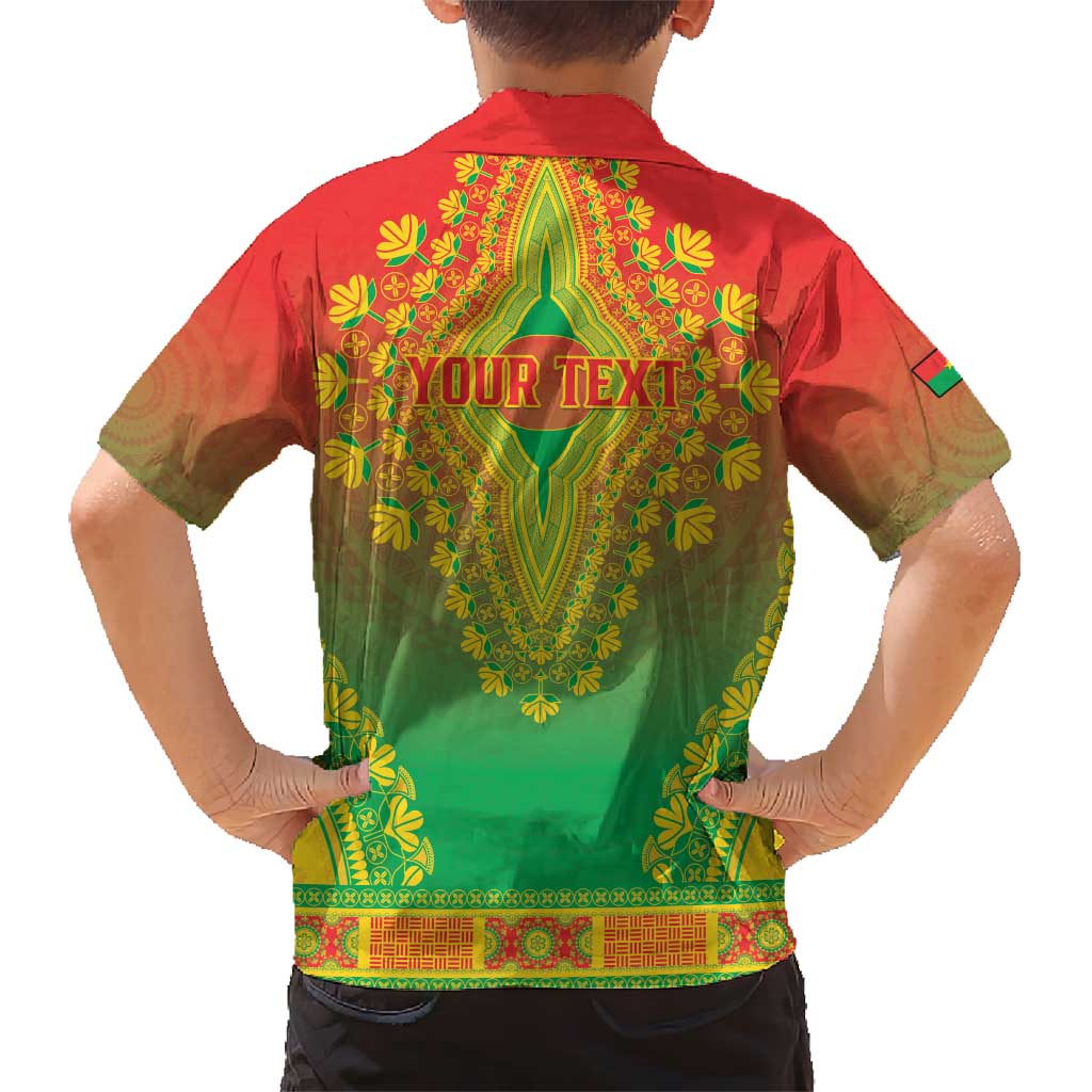 Personalized Burkina Faso African Dashiki Kid Hawaiian Shirt - Wonder Print Shop