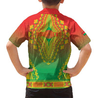 Personalized Burkina Faso African Dashiki Kid Hawaiian Shirt - Wonder Print Shop