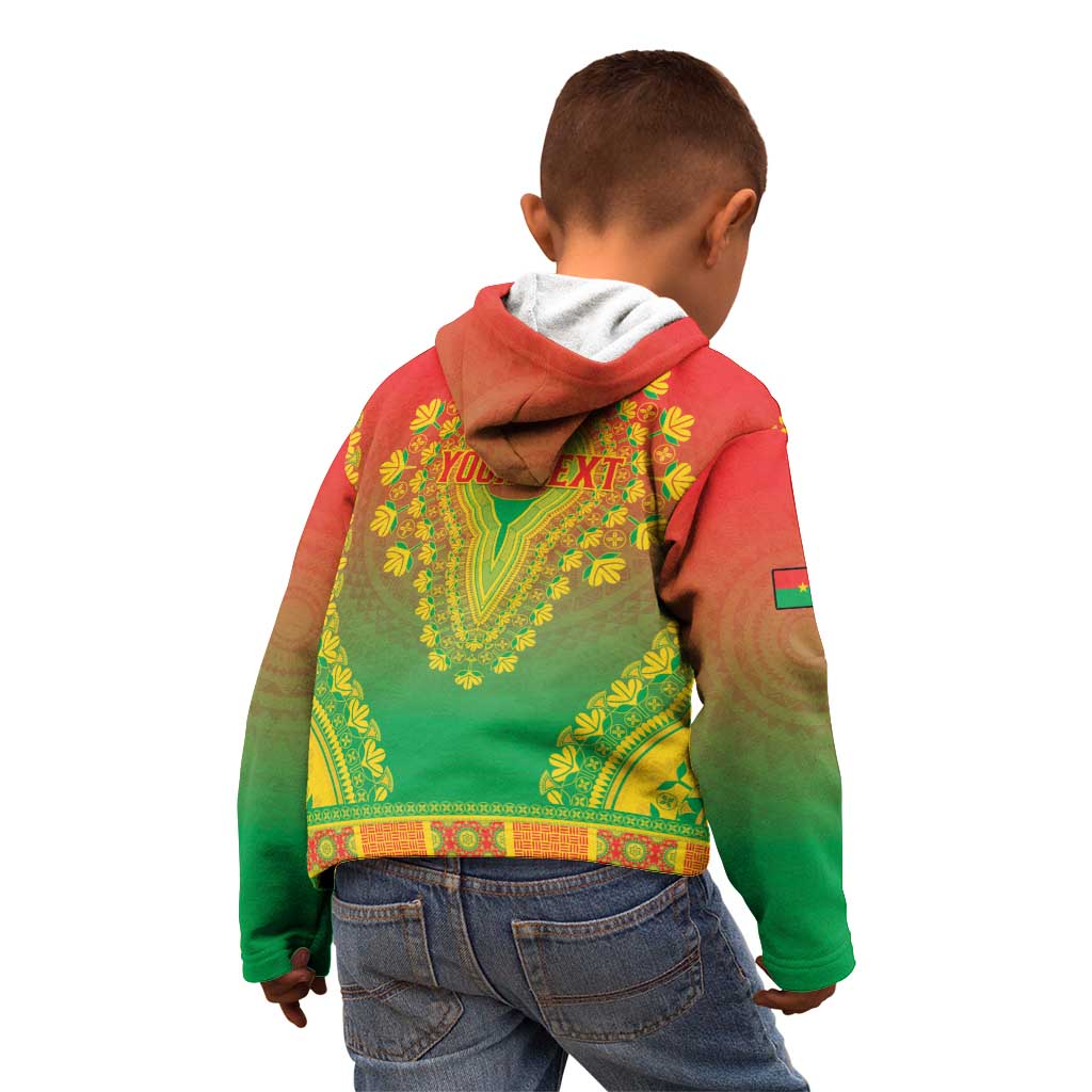 Personalized Burkina Faso African Dashiki Kid Hoodie - Wonder Print Shop