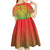 Personalized Burkina Faso African Dashiki Kid Short Sleeve Dress - Wonder Print Shop