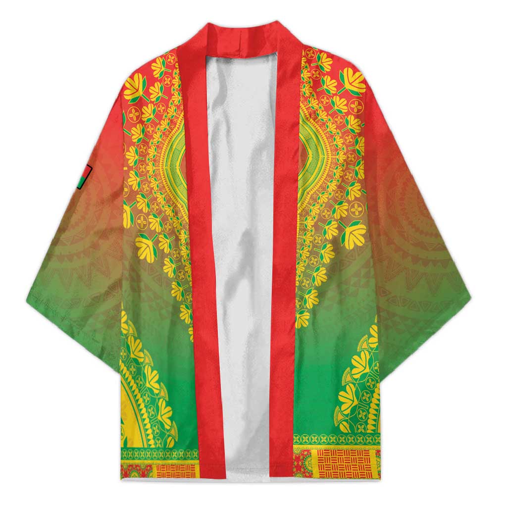 Personalized Burkina Faso African Dashiki Kimono - Wonder Print Shop