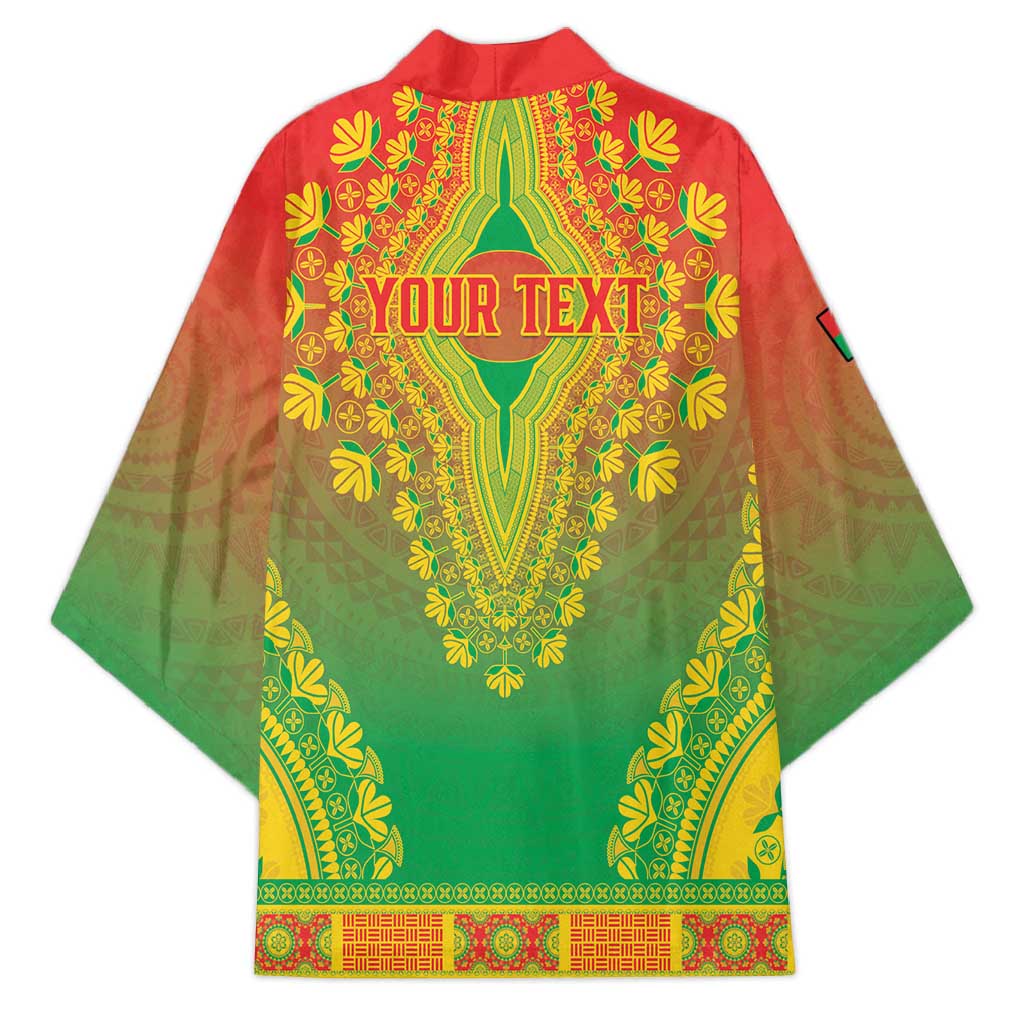 Personalized Burkina Faso African Dashiki Kimono - Wonder Print Shop