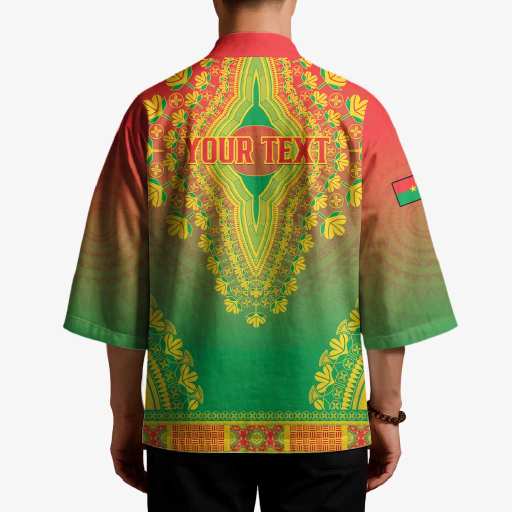 Personalized Burkina Faso African Dashiki Kimono - Wonder Print Shop