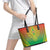 Burkina Faso African Dashiki Leather Tote Bag - Wonder Print Shop