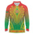 Personalized Burkina Faso African Dashiki Long Sleeve Polo Shirt - Wonder Print Shop