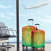 Burkina Faso African Dashiki Luggage Cover - Wonder Print Shop
