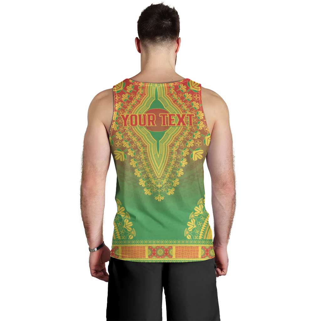 Personalized Burkina Faso African Dashiki Men Tank Top - Wonder Print Shop