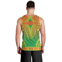 Personalized Burkina Faso African Dashiki Men Tank Top - Wonder Print Shop