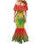 Personalized Burkina Faso African Dashiki Mermaid Dress - Wonder Print Shop