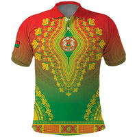 Personalized Burkina Faso African Dashiki Polo Shirt - Wonder Print Shop