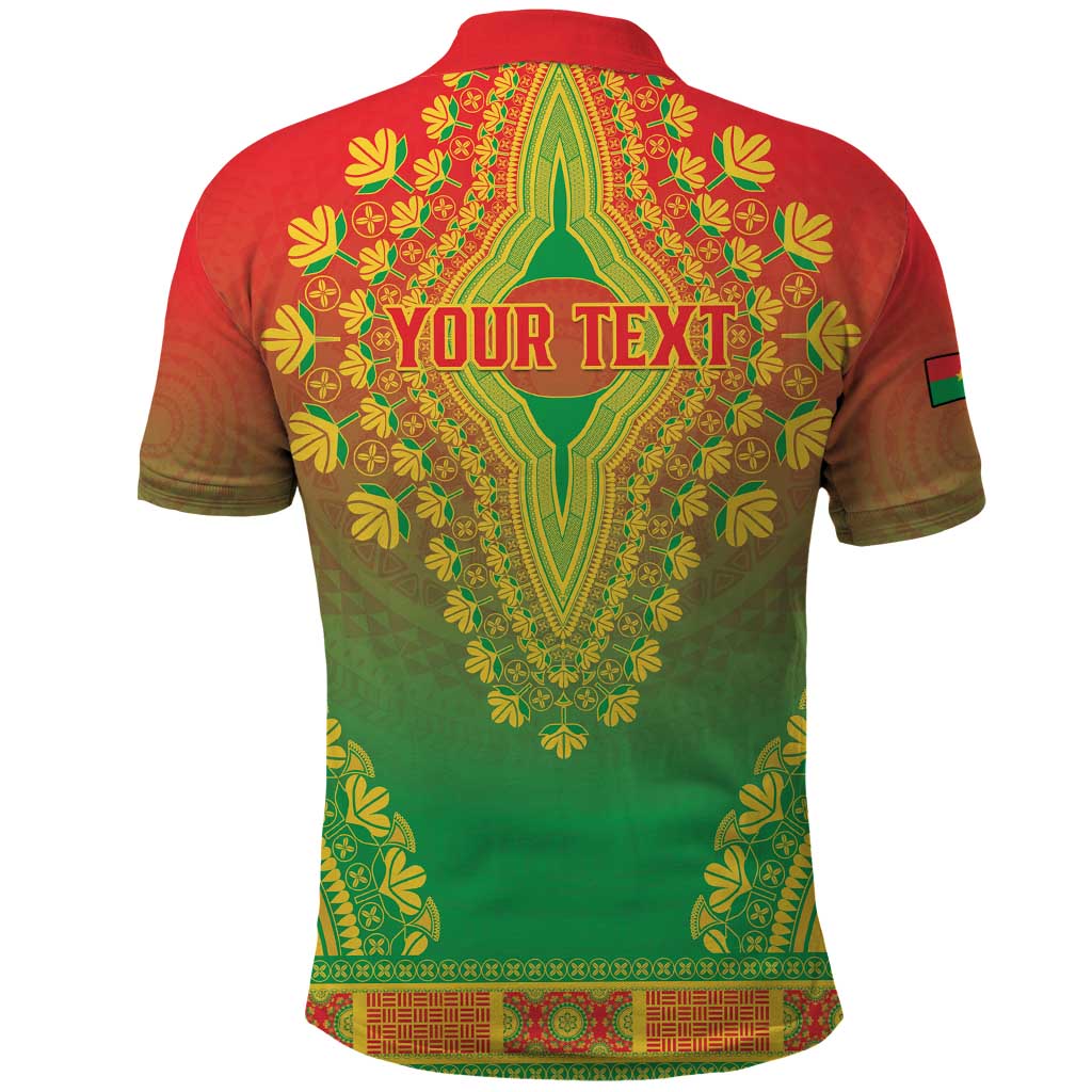 Personalized Burkina Faso African Dashiki Polo Shirt - Wonder Print Shop
