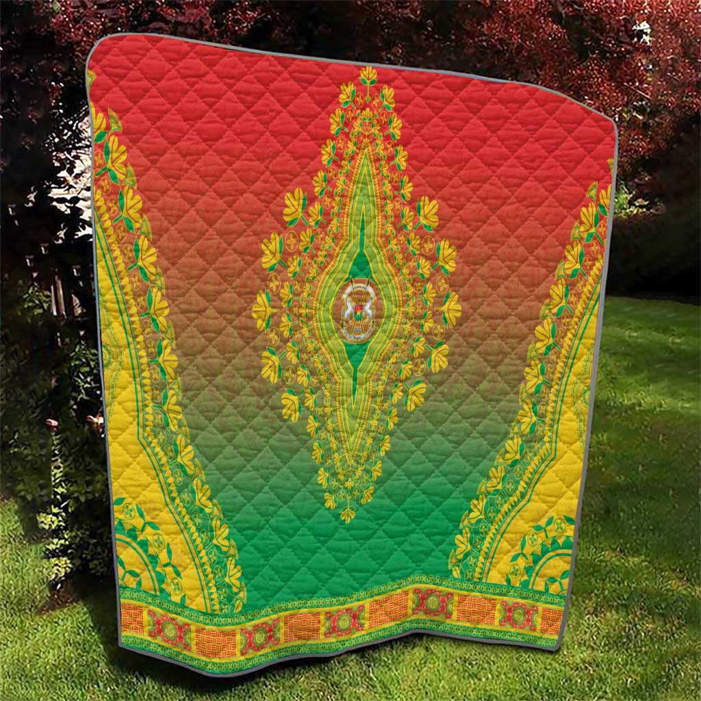 Burkina Faso African Dashiki Quilt - Wonder Print Shop