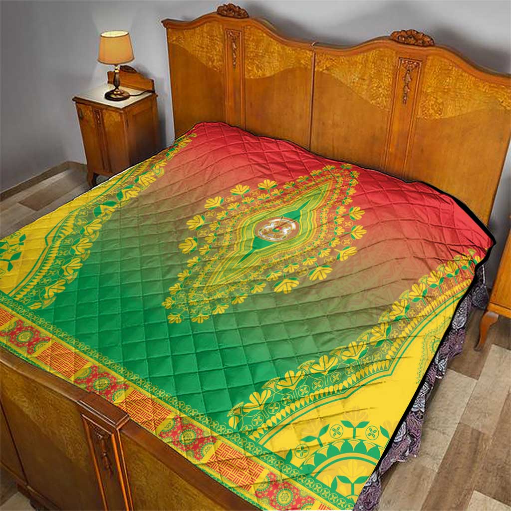 Burkina Faso African Dashiki Quilt - Wonder Print Shop