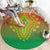 Burkina Faso African Dashiki Round Carpet - Wonder Print Shop