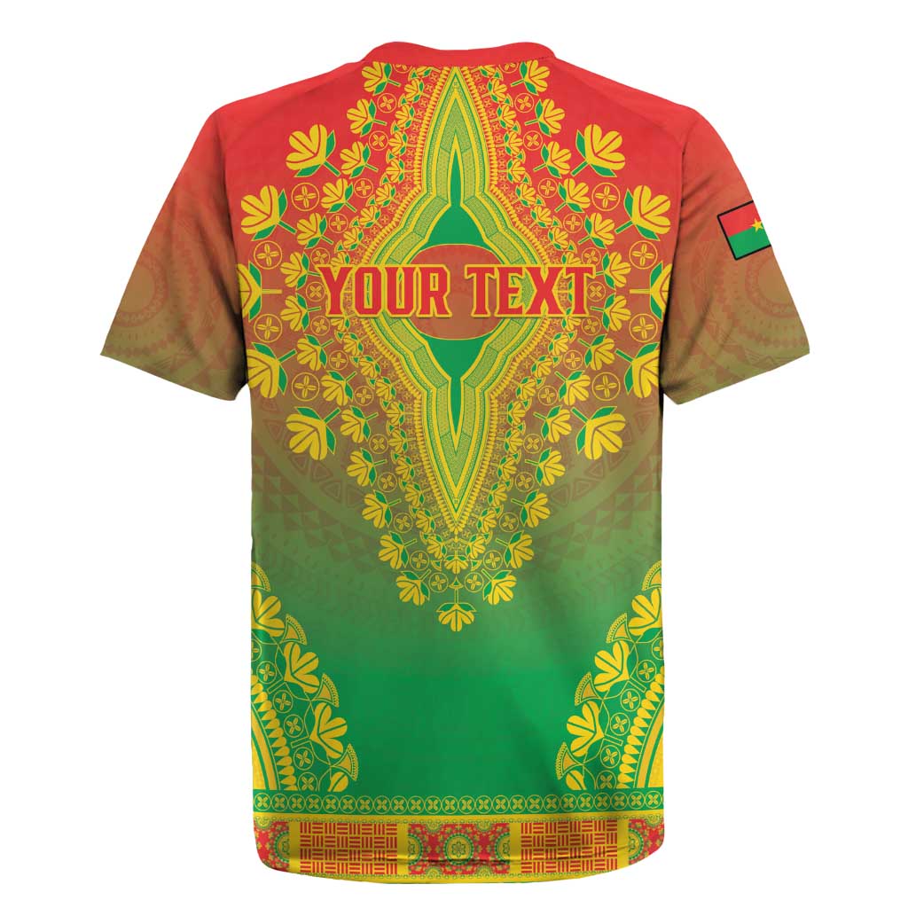 Personalized Burkina Faso African Dashiki Rugby Jersey - Wonder Print Shop