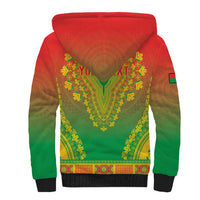 Personalized Burkina Faso African Dashiki Sherpa Hoodie - Wonder Print Shop