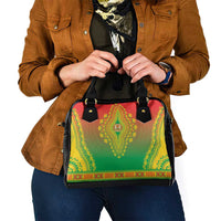 Burkina Faso African Dashiki Shoulder Handbag - Wonder Print Shop