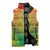 Personalized Burkina Faso African Dashiki Sleeveless Puffer Jacket - Wonder Print Shop