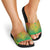 Burkina Faso African Dashiki Slide Sandals - Wonder Print Shop