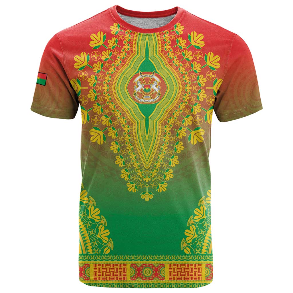 Personalized Burkina Faso African Dashiki T Shirt - Wonder Print Shop