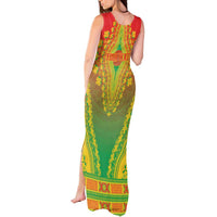 Personalized Burkina Faso African Dashiki Tank Maxi Dress - Wonder Print Shop
