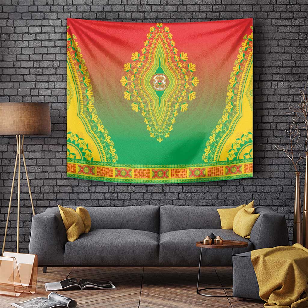 Burkina Faso African Dashiki Tapestry - Wonder Print Shop
