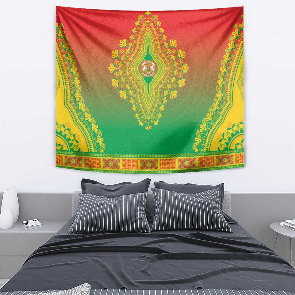 Burkina Faso African Dashiki Tapestry - Wonder Print Shop