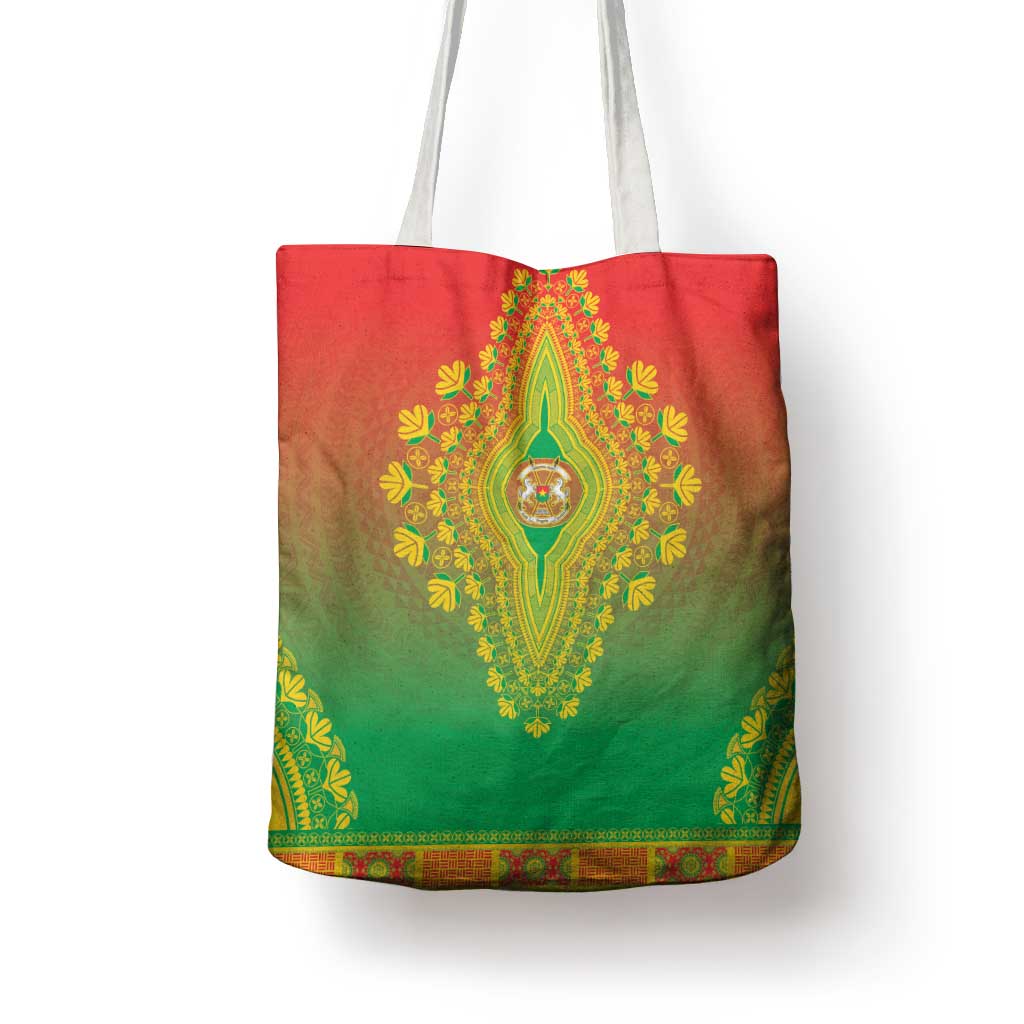 Burkina Faso African Dashiki Tote Bag - Wonder Print Shop