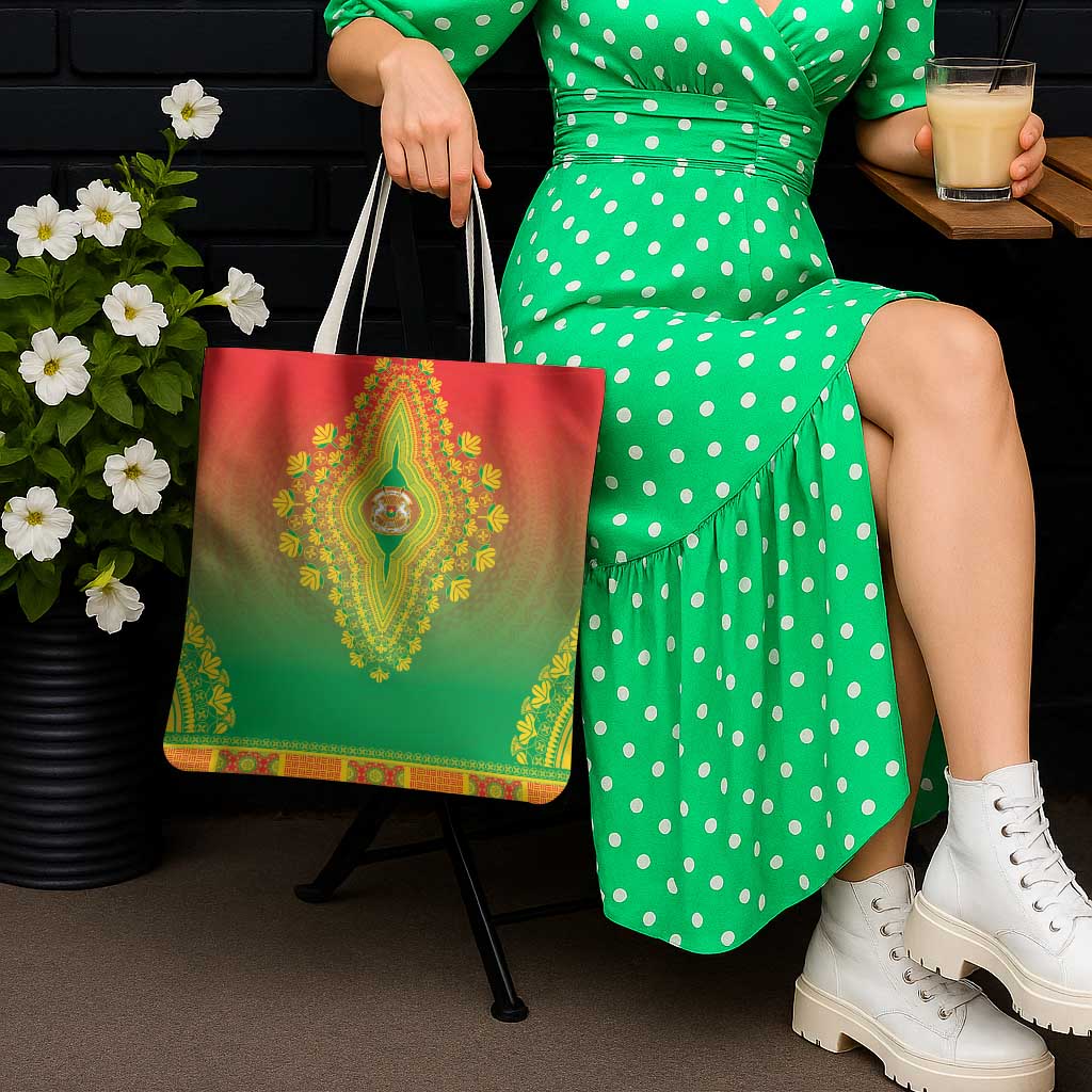 Burkina Faso African Dashiki Tote Bag - Wonder Print Shop