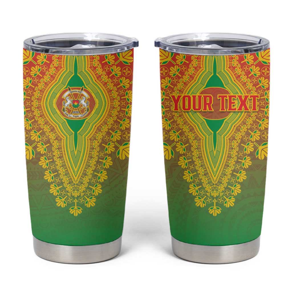 Personalized Burkina Faso African Dashiki Tumbler Cup - Wonder Print Shop
